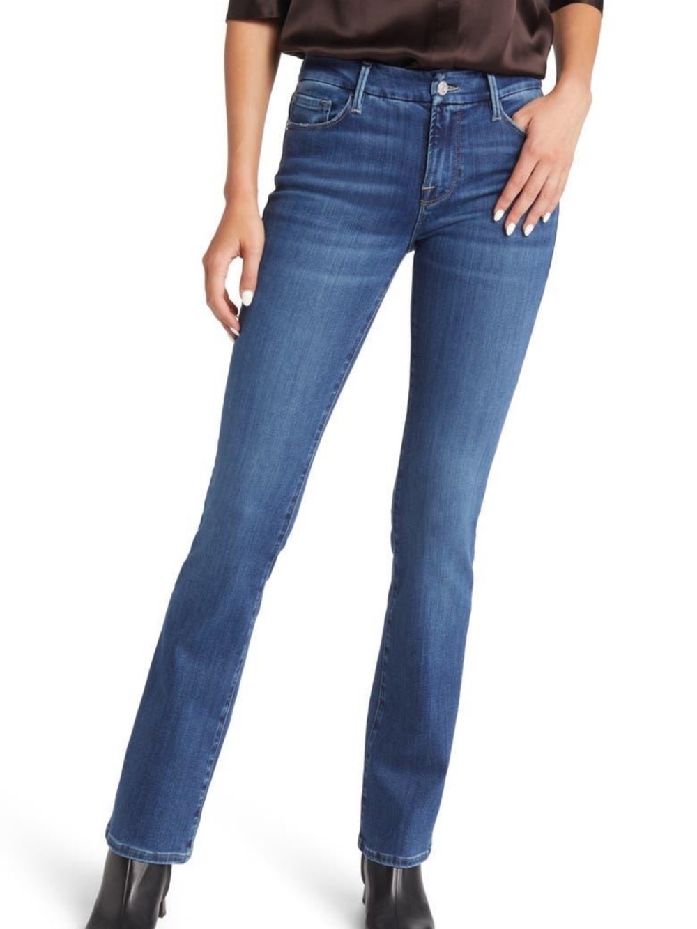 FRAME Le Mini Boot Poe Bootcut Jeans Size 24